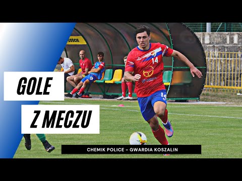 Gole z meczu Chemik Police - Gwardia Koszalin 1:4