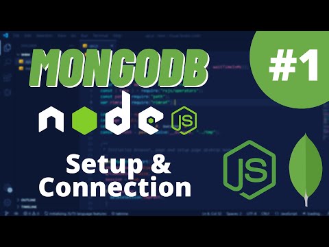 MongoDB & Nodejs Tutorial #1 - MongoDB Atlas Setup and Connection with Nodejs App