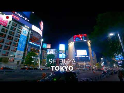 Tokyo Shibuya Walking Tour | Last Train [2023-08-05][4K]