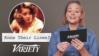 Does Jodie Foster Know Her Lines?