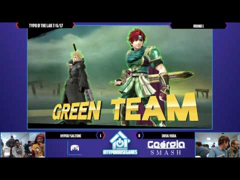 Typo @ Lab 7/13/17 - Hyper/SaltOne vs Dusk/KidA - Smash 4 Doubles Round 1