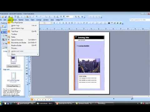 MS Publisher Tip How to create a booklet and share it...