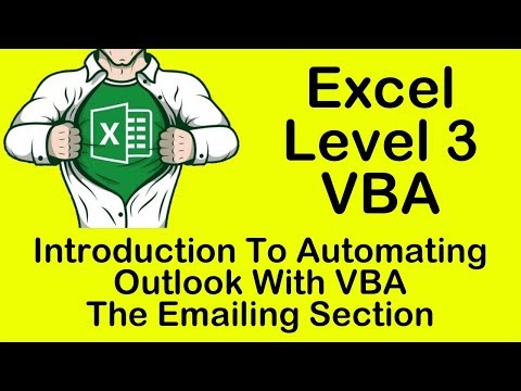 Excel VBA Introduction To Automating Outlook With VBA - The Emailing Section
