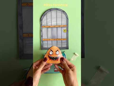 Making POU in real life ( Squishy Paper Play ) Do not Play POU at 3am | Ghes Handmade