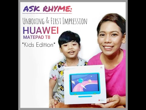 #AskRhyme: Unboxing & First Impression - HUAWEI MATEPAD T8 *Kids Edition*