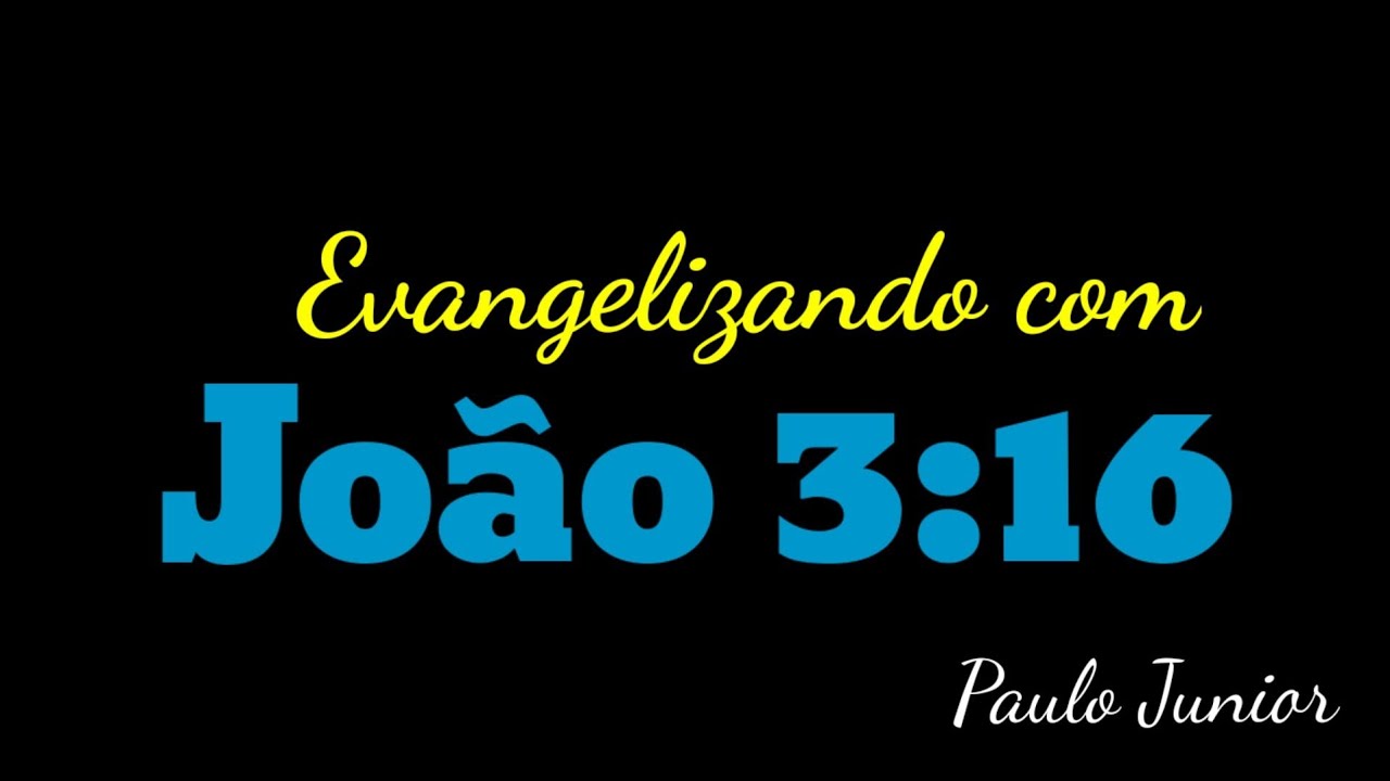 João 3:16 - Amor demais - Pr. Paulo Junior