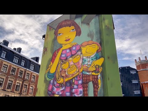 Stockholm City Walk: Mosebacke, Södermalm District.