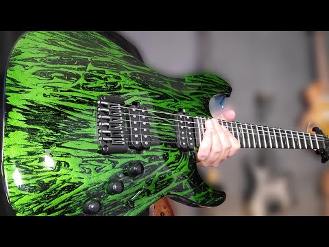 Schecter C-1 Silver Mountain - Electric Guitar - Toxic Venom Gloss Finish image 13