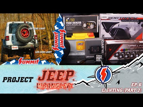 Summit Racing’s Project Jeep Wrangler Rubicon Build Bonus Episode: Auxiliary Off-Road Lighting