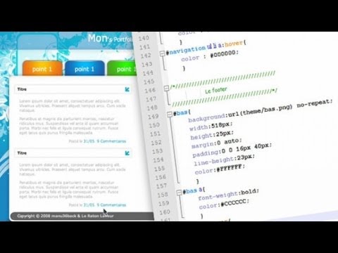 comment construire une page web