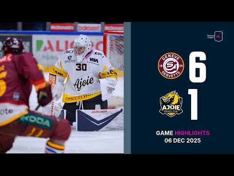 Genève-Servette HC vs. HC Ajoie - Game Highlights