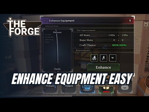 This Upgrade Makes You OP - How to Enhance Equipment & Unlock Rune Slots in The Forge Tutorial