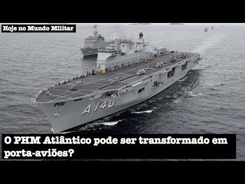 Can the PHM Atlântico be transformed into an aircraft carrier?