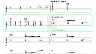 STEVE LUKATHER ● Don&#39;t Say it&#39;s Over [ Isolated Guitar 1 + TAB ]