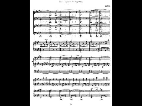 motet Liszt Inno a Maria Vergine, S 39 D Major