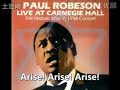 Paul Robeson - March of the Volunteers(Arise) - Chinese National Anthem, 1941