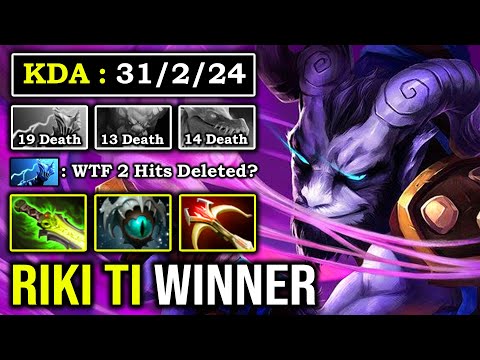 THIS IS HOW TI WINNER DESTROY EVERYONE WITH CARRY RIKI Brutal Crit Daedalus 2 Hits KO 100% IMBA DotA