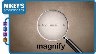 After Effects Motion Graphics Magnifying Glass