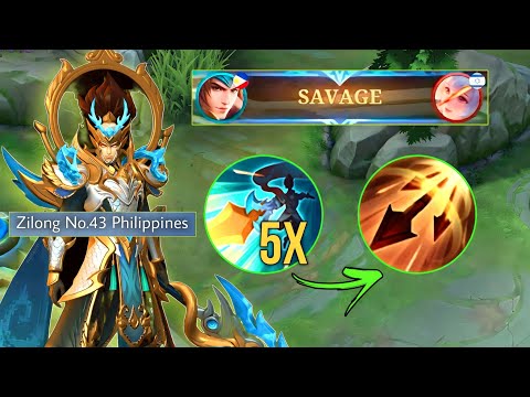 ZILONG BEST BUILD 2023 AUTO SAVAGE!!😱