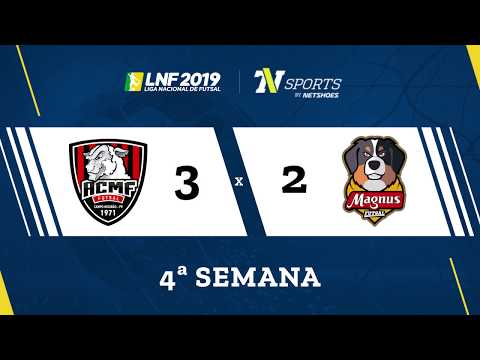 LNF2019 - Gols - 4r - Campo Mourão 3 x 2 Magnus