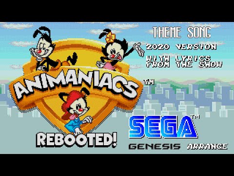 Animaniacs theme song (2020 version) - Sega Genesis arrange with lyrics from the show