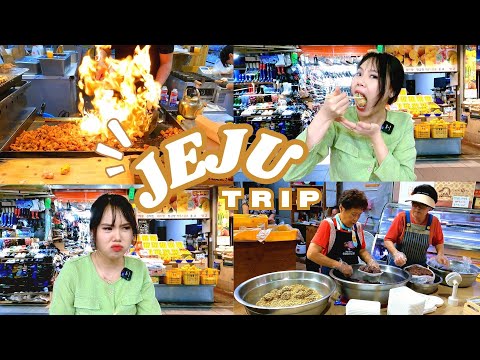 Jeju Hàn Quốc P1 - Chợ Seogwipo Maeil Olle - Ăn uống bung nóc ở Chợ truyền thống para nhất Seogwipo