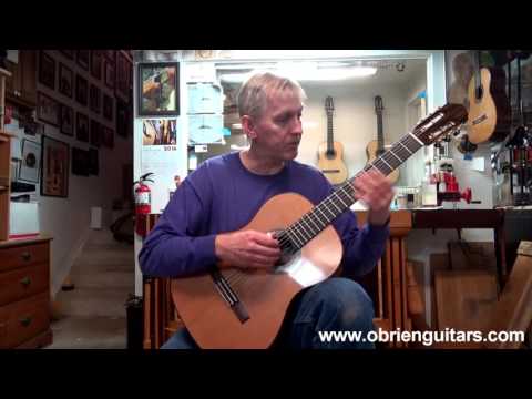 O'Brien Guitars Bocote classical Guitar