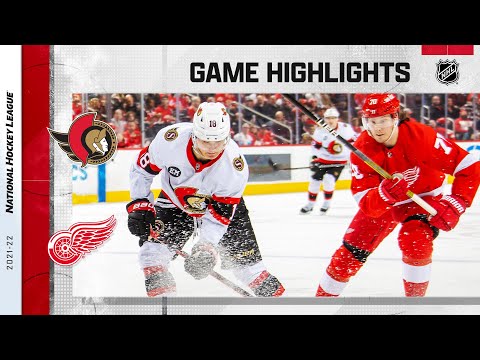 Senators @ Red Wings 4/1 | NHL Highlights 2022