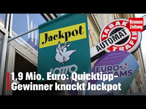 €1.9 million: Quick Pick winner hits jackpot | krone.tv NEWS