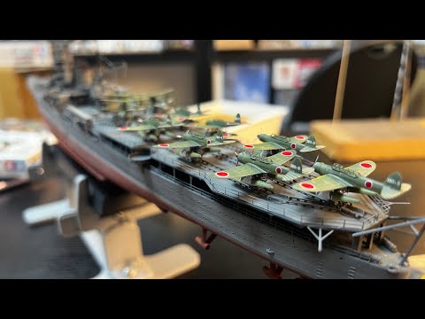 1/350 TAMIYA IJN Aircraft Carrying cruiser MOGAMI stage 3