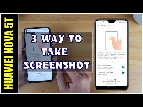 How to take screenshot on Huawei Device