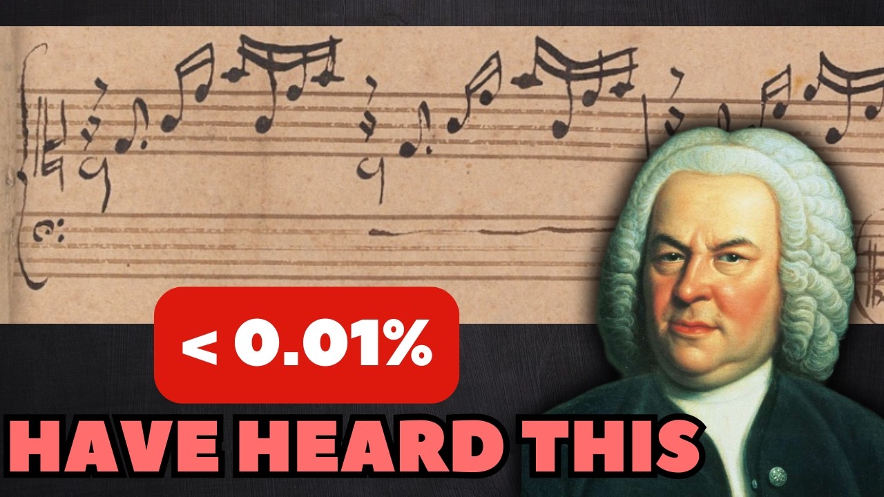 You’ve Never Heard BACH's Original Version of the PRELUDE in C