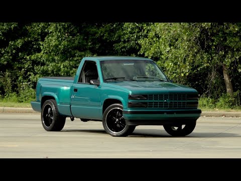 Lowered 1993 Chevrolet C1500 Silverado Sportside
