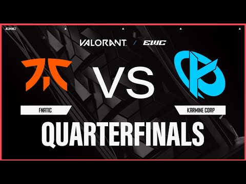 Fnatic vs Karmine Corp | VALORANT at EWC 25 - Day 4 - Quarterfinals
