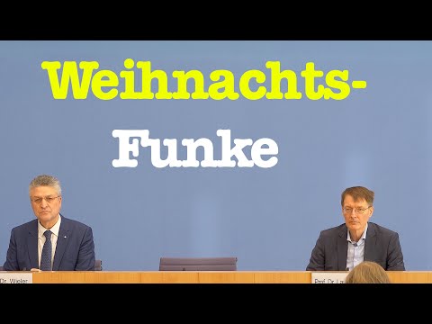 Corona-Lage mit Karl Lauterbach (SPD) & Lothar Wieler (RKI) | BPK 22. Dezember 2021