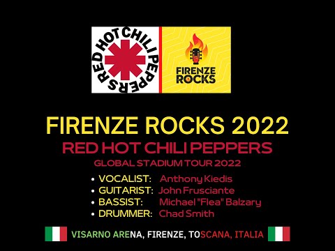 Red Hot Chili Peppers - Firenze Rocks 18/06/2022 - Live Full Show   HD 1080p