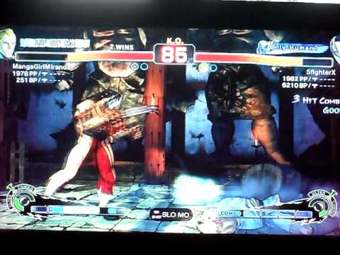 MangaGirlMiranda (Abel) vs SfighterX (Vega)