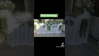 Meja Beradap Pengantin #besutterengganu #pelaminbajet #weddingday #decoration