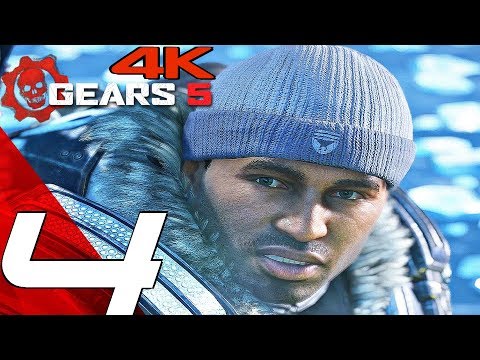 GEARS OF WAR 5 - Gameplay Walkthrough Part 4 - Into The Wild, Snow Open World (4K 60FPS)