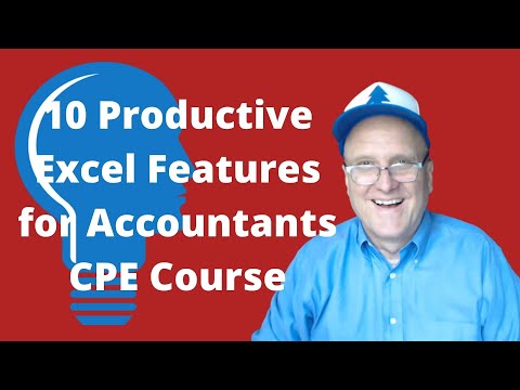 10 Productive Excel Features for Accountants (and 3 Timewasters) - Video
