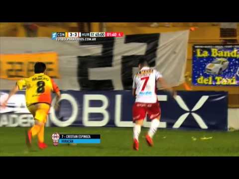 Gol de Espinoza. Crucero 3 - Huracán 3. Fecha 19. Primera Divisón 2015. FPT.