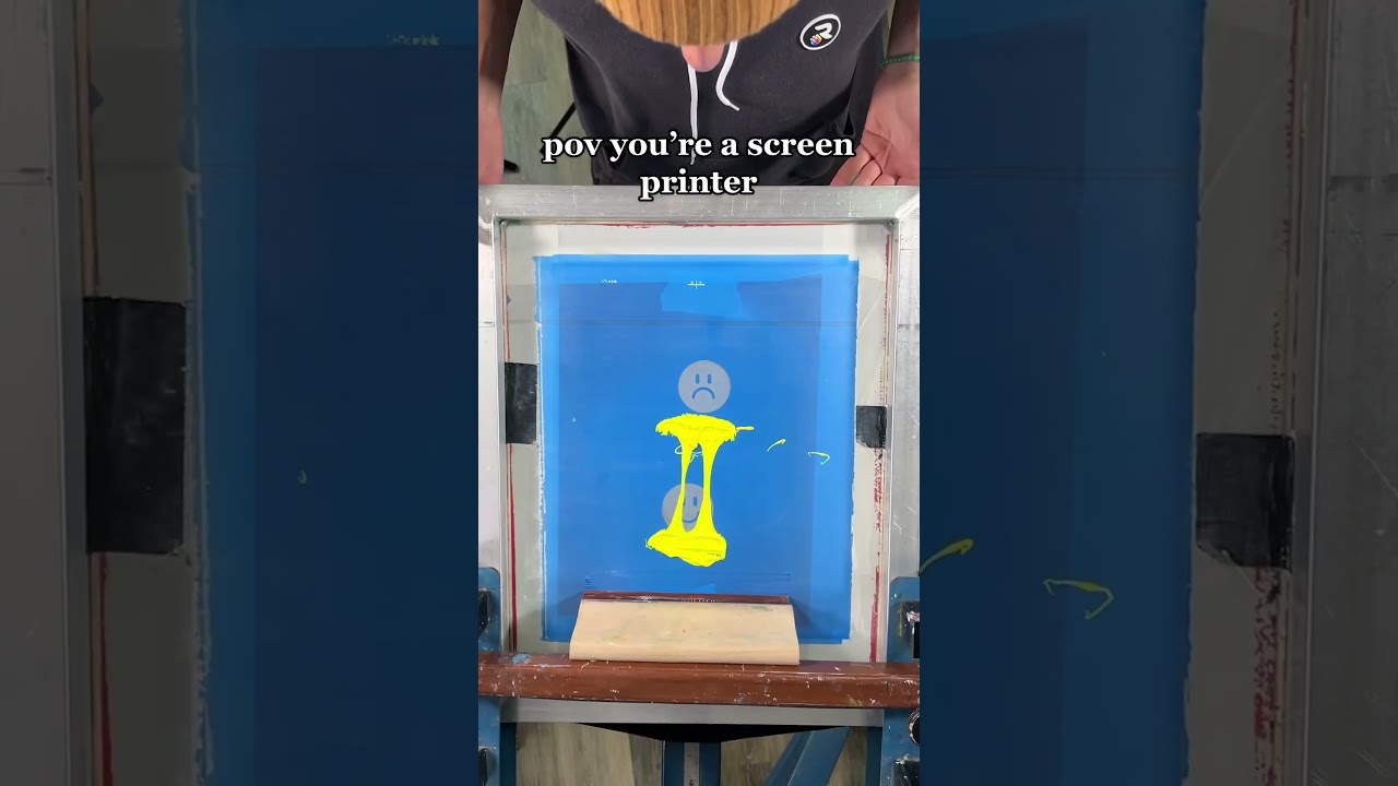 Printer POV: Screenprinting the CRAZIEST Custom T-Shirt like you'd NEVER expect us to! 🌟