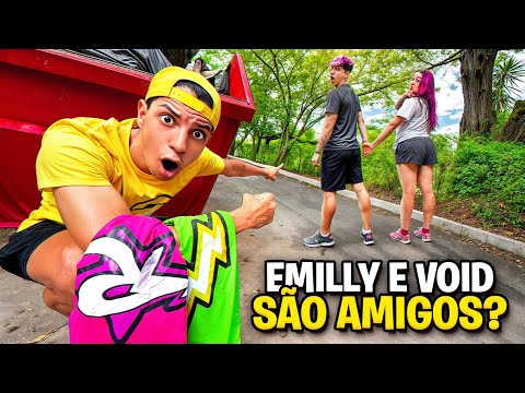 ESPIONEI A EMILLY E O VOID JUNTOS *São amigos atrás das câmeras ?