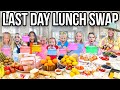 LAST DAY of SCHOOL LUNCH! *10 KiDS SWAP DIETS!*