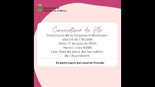 Ple constitució de la corporació municipal - Ajuntament de Castellví de la Marca