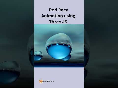 Pod Race Animation using Three JS