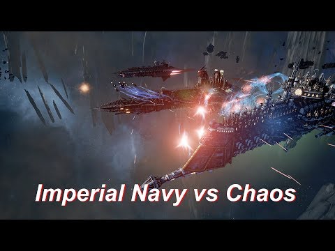 Imperial Navy vs Chaos! Rank 156, Heroic Difficulty, 1500 Points - Battlefleet Gothic Armada