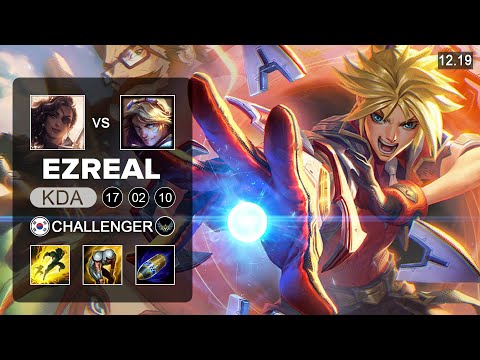 Ezreal vs Samira ADC - KR Challenger - Patch 12.19 Season 12