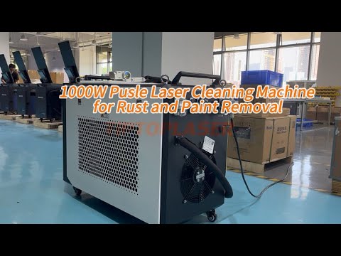 Detailed Displaying of Our 1000W Pulse Laser Cleaning Machine-Testing Video