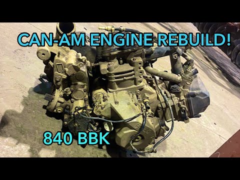 How To Rebuild A Can-Am V-Twin Engine |  Installing A MRRPM 840 BBK!